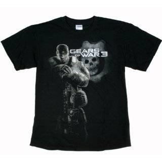  Gears of War 3: Dominic Dom Santiago Black T Shirt 