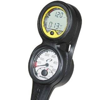 Oceanic Veo 100 Dive Computer SWIV Double Gauge Combo, Yellow 