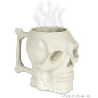  Cool Ceramic Skull Coffee Mug Cup Goth Evil: Kitchen 