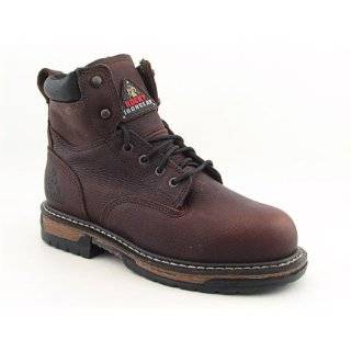  ROCKY Ride Boots Steel Toe Work Shoes Brown Mens SZ: Shoes