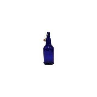   Cobalt Blue Flipper Bottles (Grolsch Style) 33 oz (Case of 12 bottles