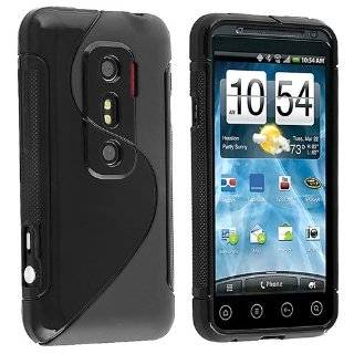  HTC EVO 3D GEL CASE   BLACK: Cell Phones & Accessories