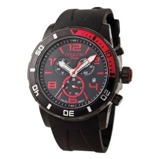  MULCO Deep black band Chronograph watch MW1 29878 021 