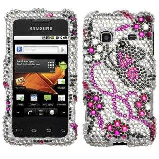 Elegant Butterfly Diamante Protector Faceplate Cover For SAMSUNG M820 