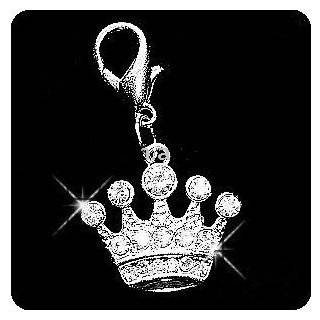   / Pendant with Handset Swarovski Crystals   Imperial Crown / Tiara
