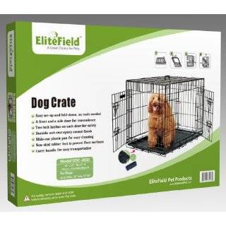  Petedge Easy Wire Dog Crate, Small, Black: Pet Supplies