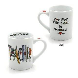  Top 10 Teacher 11 Oz. Ceramic Coffee Mug: Kitchen & Dining