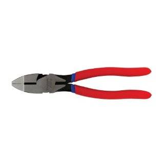   Linemans High Leverage Solid Joint Pliers with Co Molded Grips Home