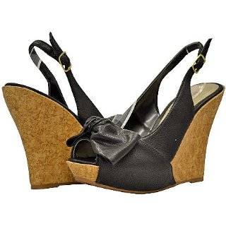  Bamboo Match 01 Black Women Wedge Sandals Shoes