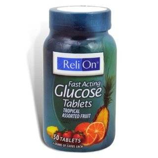 ReliOn   Glucose Fruit Punch Flavor, 50 Tablets Health 
