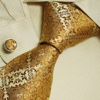   birthday gifts Italian style silk ties cuff links set A2011: Clothing