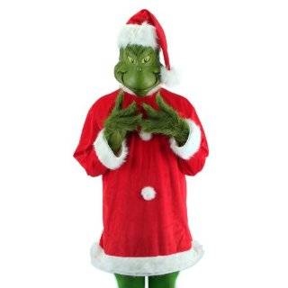 Grinch Who Stole Christmas Santa Grinch Adult Costume