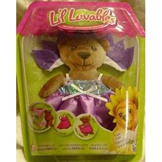  Lil Luvables Fluffy Factory Bear Wear   Fantasy Fun Pink 