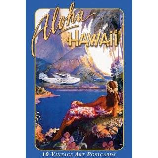 Hawaiian Vintage Boxed Postcards Set of 10   Tiki Art Collection by 