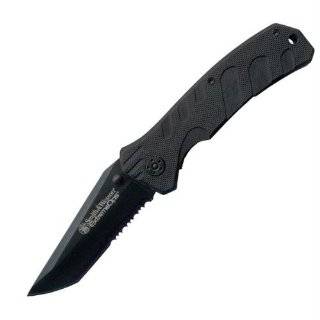 Smith & Wesson CKG109S Extreme Ops Liner Lock Serrated Folder Knife