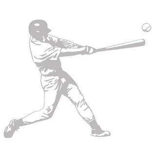 Grand Slam Sudden Shadow Baseball Wall Sticker Set   42x48