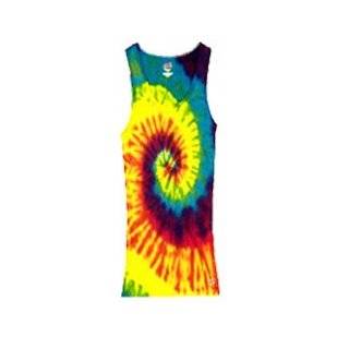 Tie Dye T shirt ~ Tank Top ~ 100% Cotton ~ Reactive Rainbow