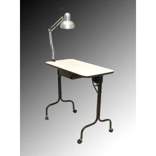 PIBBS Manicure Table Fold Legs with Lamp (Model 974)