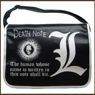 New Death Note Manga Messenger Shoulder School Bag Black