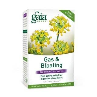   Gas & Bloating Herbal Tea, 20 tea bags Gaia Herbs Gas & Bloating Tea