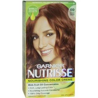  Garnier Nutrisse Hair Color #69 Intense Auburn (Pack of 3 