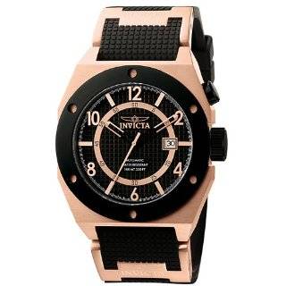 Invicta Mens 5836 Force Collection GMT 18k Rose Gold Plated and Black 