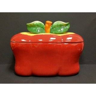  Ceramic bread box apple: Kitchen & Dining