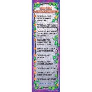 Ten Commandments (Christian Bookmarks) (9780742411210 