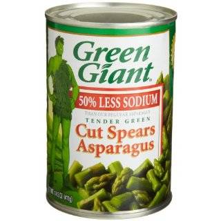 Green Giant Whole Spear Asparagus, 15 Ounce Tins (Pack of 12)  