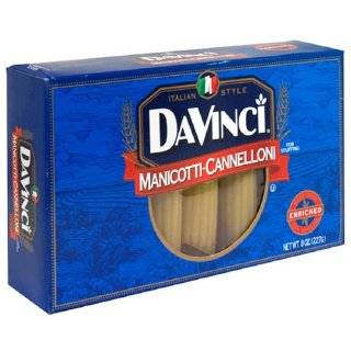DaVinci Cannelloni Manicotti    8 oz