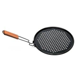 GrillPro 98140 Non Stick Pizza Grill Pan includes Pizza Cutter/ Server 