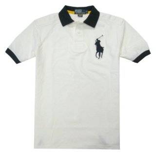  Polo Ralph Lauren Mens Big Pony Mesh Shirt Navy: Clothing