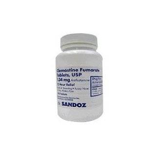 Clemastine Fumarate 1.34Mg Antihistamine Tablets by Sandoz, USP   100 