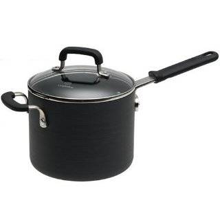  Calphalon One Infused Anodized 4 1/2 Quart Saucepan with 