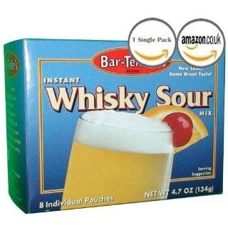 Bar Tenders Instant Whiskey Sour Mix, 8 Count 4.7 Ounce Boxes (Pack 