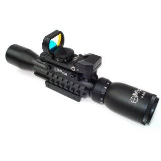 9X32 Tactical Tri Rail Scope With Illuminated Mil Dot Reticle 