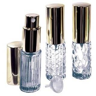   Metallic Perfume Atomizer Spray 10 ML for purse or travel Refillable