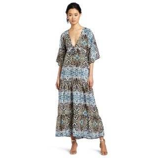  Calvin Klein Womens Kimono Maxi Dress: Clothing