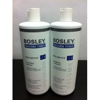 Bosley Bos Defense Shampoo & Conditioner liter set for Normal to Fine 