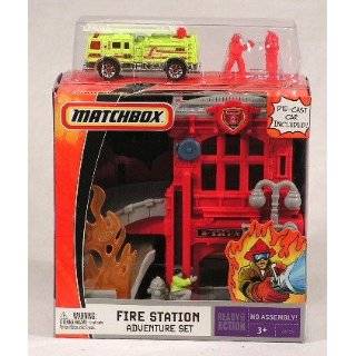  MatchBox Fire Station Adventure Set Toys & Games