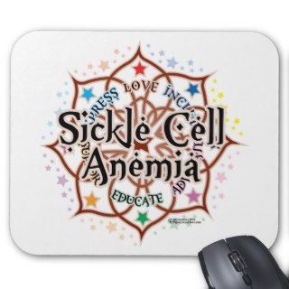 Sickle Cell Anemia Lotus Mouse Pads