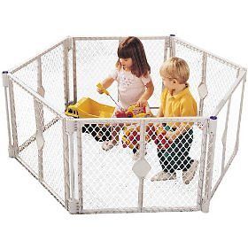 Portable Indoor Outdoor 6 Panel Safety Pet Dog Baby Toddler Play Gate Fence 26"H
