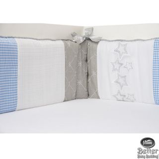 Glenna Jean Baby Boy Blue Star Crib Nursery Cot Bedding Quilt Set Accessories