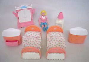 Fisher Price Loving Family Pink Twin Girls Bedroom Furniture
