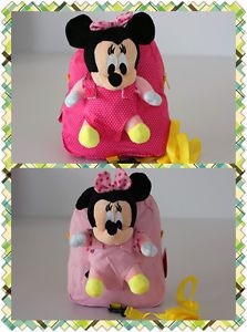 BNWT Baby Toddler Kid Minnie Mouse Safety Harness Anti Lost Backpack Strap