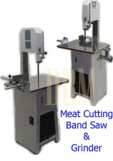 Butcher Meat Cutting Cutter Band Saw Mincer Grinder Sausage Stuffer Maker