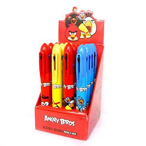 Wholesale Lot Big 16 Angry Birds School Supplies Giant Oversize Multi Color Pens