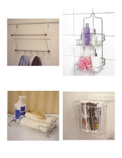 Variety Bathroom Organizer Shower Caddy Magazine Holder Over