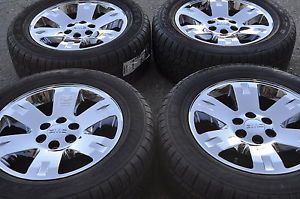 20" GMC Sierra Yukon 1500 Truck Chrome Wheels Rims Tires Factory Wheels