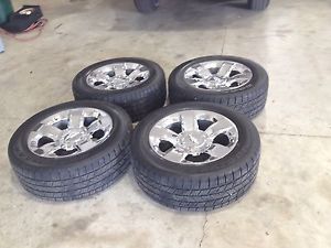 Chevy Silverado 1500 Chrome Wheels Tires 2014
